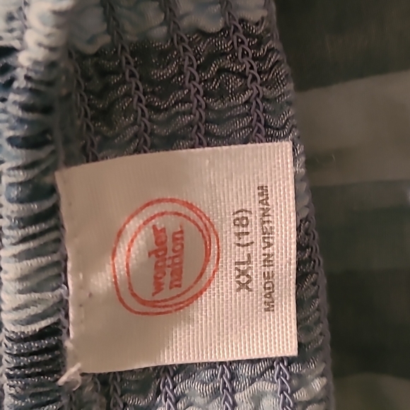 Cute denim jumper with flutter sleeves (Kid Size XXL/18) - Picture 4 of 5